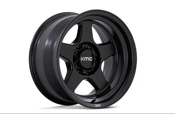 Jogo de Roda KMC 728 Preto Semi-Brilho 6x139 - 17x8,5 Offset -18 (Nv)