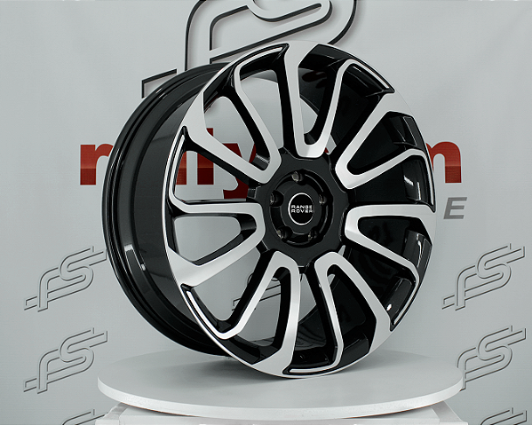 Jogo de Roda Range Rover Vogue Grafite Diamantada 5x120 - 23x9,5 Offset 40 (NV)