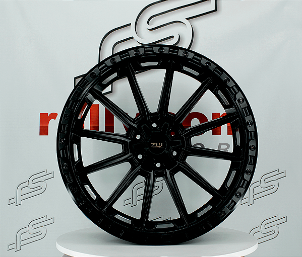 Jogo de Roda ZW Wheels Preta 6x135/139 - 24x10 Offset 0  (NV)