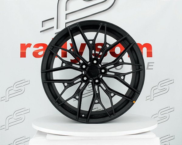 Jogo de Roda Ford Mustang Preto 5x114,3 - 20x10 e 20x11 Offset 35 e 50 (Nv)