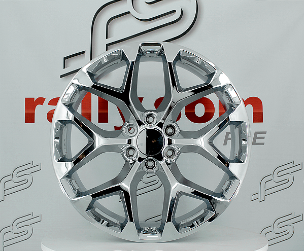 Jogo de Roda RAW Chrome 6x139 - 22x9 Offset 24 (Nv)