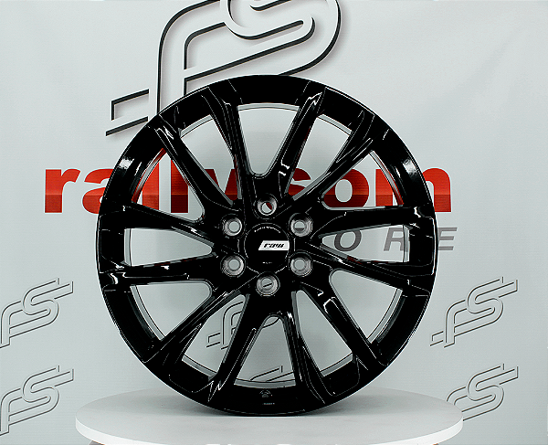 Jogo de Roda RAW Preta 6x139 - 22x9 Offset 24 (Nv)