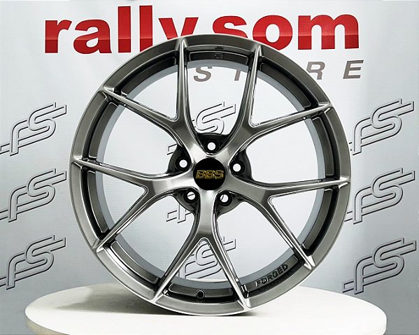 Jogo de Roda BBS FI-R Cromo Look 5x120 - 19x8,5 Offset 35 (Nv)