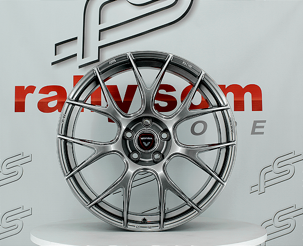 Jogo de Roda Vittoria ZR-V7 Cromo look 5x112 - 19x8,5 Offset 38 (Nv)