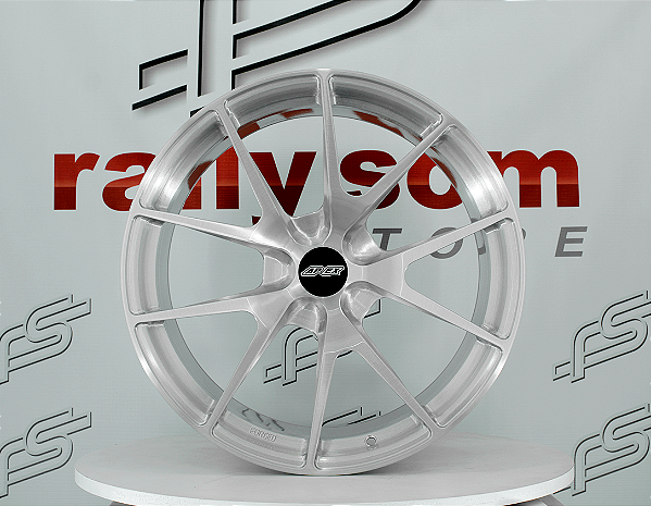 Jogo de Roda APEX Aço Escovado Blank - 19x9 e 19x10,5 Offset 20 a 25 e 30 a 38 (Nv)