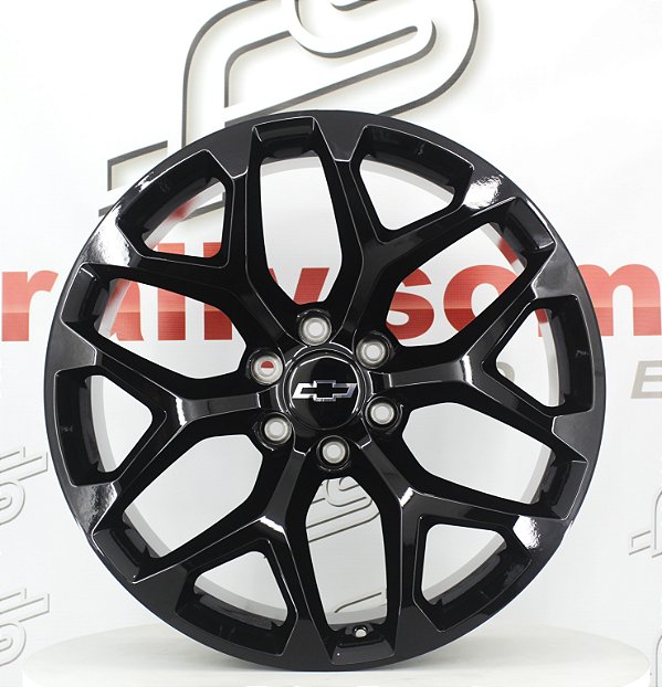 Jogo de Roda Silverado Preto 6x139 - 22x9  Offset 24 (NV)
