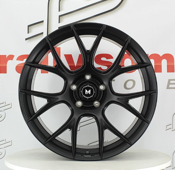 Jogo de Roda M-Flow Preta 5x120 -  20x8,5 e 20x9,5 Offset 35 (Nv)