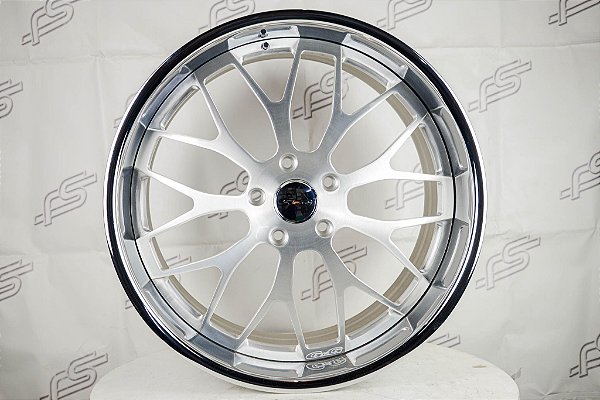 Jogo De Rodas GFG Gavar Aço Escovado 3 Peças 5x130 - 22x9 e 22x11