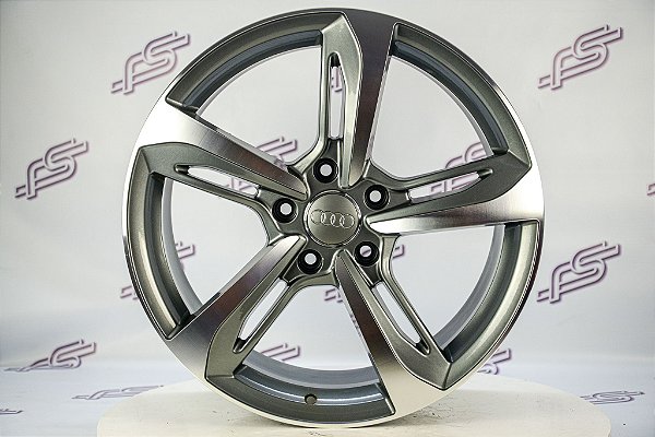 Jogo de Rodas Audi Rs7 Grafite Diamantado 5x130 - 20x9