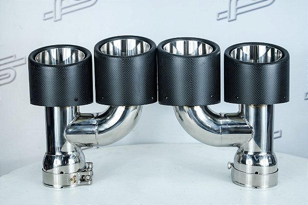 Ponteira Carbono Dupla JTT-070 76x114mm (Kit com 2 ponteiras)