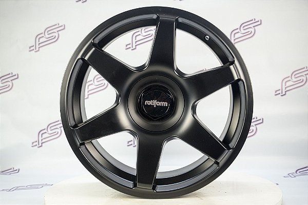 Jogo De Rodas Rotiform Six Preto 5x100 / 5x112 - 19x8,5