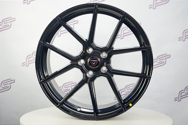 Jogo De Rodas Vittoria San Diego Preto Semi-Brilho 5x112 - 19x8,5