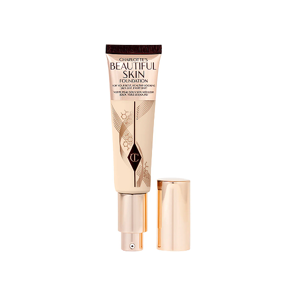 CHARLOTTE TILBURY Beautiful Skin Medium Coverage Liquid Foundation with Hyaluronic Acid