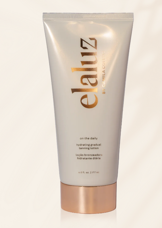 ELALUZ BY CAMILA COELHO on the daily hydrating gradual self tanning cream