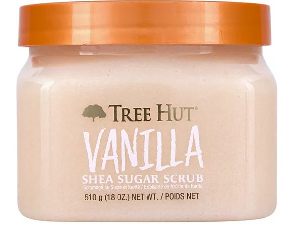 TREE HUT Body Scrub Shea Sugar Hydrating Exfoliator "VANILLA"