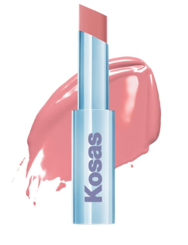 KOSAS Wet Stick Moisturizing Shiny Sheer Lipstick with Ceramides