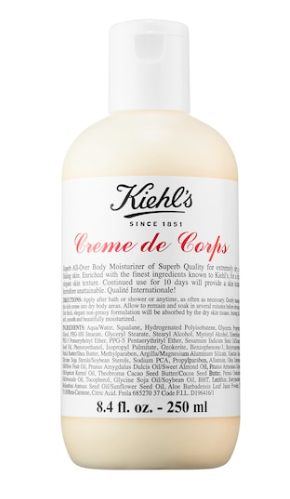 KIEHL'S Since 1851 Crème de Corps Refillable Hydrating Body Lotion with Squalane