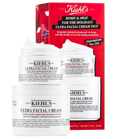 KIEHL'S Since 1851 Home & Away for the Holidays Ultra Facial Cream Duo