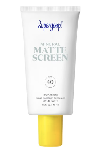 SUPERGOOP! 100% Mineral Mattescreen Sunscreen SPF 40