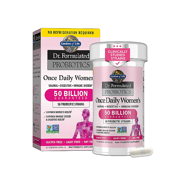 Garden of Life Once Daily Dr. Formulated Probiotics for Women 50 Billion CFU 16 Probiotic