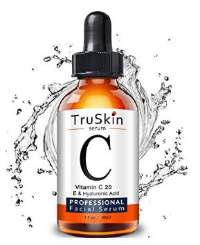 TruSkin Vitamin C Serum for Face, Topical Facial Serum with Hyaluronic Acid, Vitamin E