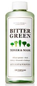 SKIN FOOD Bitter Green Toner & Mask
