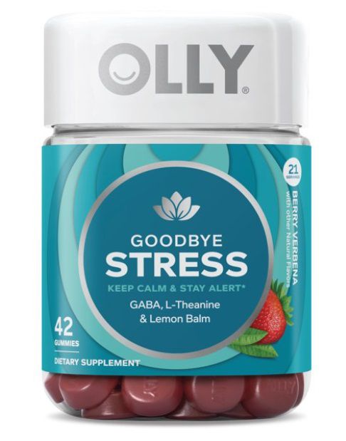 OLLY Goodbye Stress Gummies with GABA, L-Theanine, & Lemon Balm, 42 ct