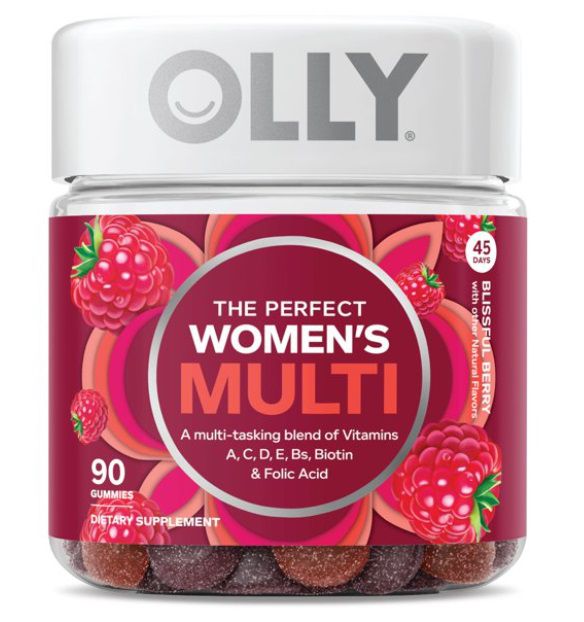 OLLY The Perfect Women's Multi Vitamin Gummies with Biotin, 90 ct