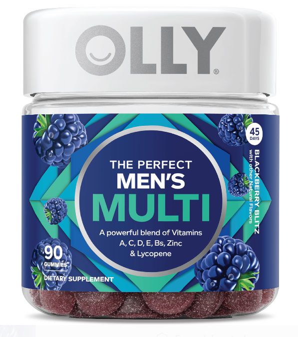 OLLY The Perfect Men's Multi Vitamin Gummies with Lycopene, 90 ct