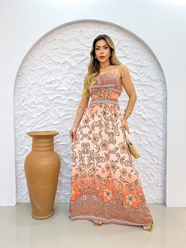 VESTIDO LONGO NUDE