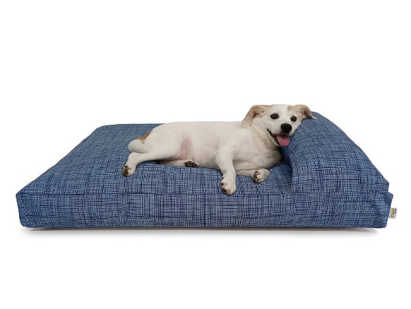 Cama Divã Cachorro Grande Azul Tramê
