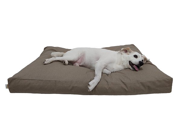 Almofada Futon para Cachorro Impermeável Acquablock Bege Fendi