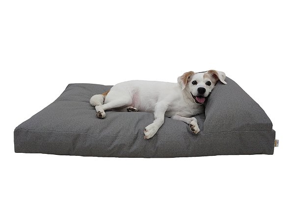 Cama Divã para Cachorro Impermeável Acquablock Cinza Grafite