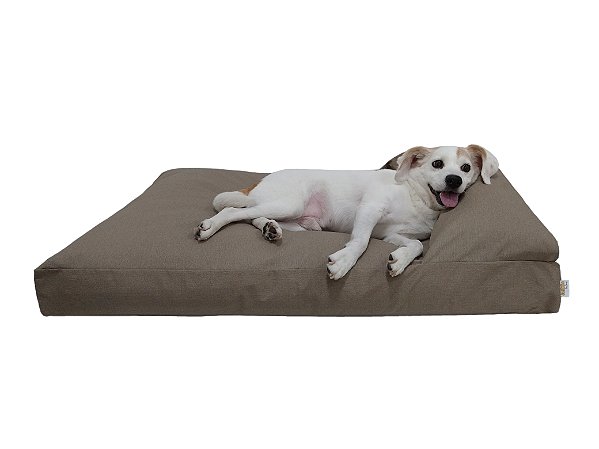 Cama Divã para Cachorro Impermeável Acquablock Bege Fendi