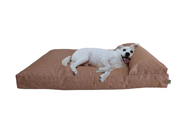 Cama Divã para Cachorro Marrom Argila