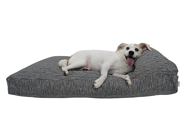 Cama Divã G 100x70cm Cinza Brisa