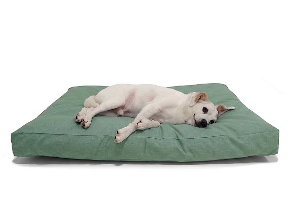 Futon Cachorro Grande Impermeável Acquablock® Verde Hortelã
