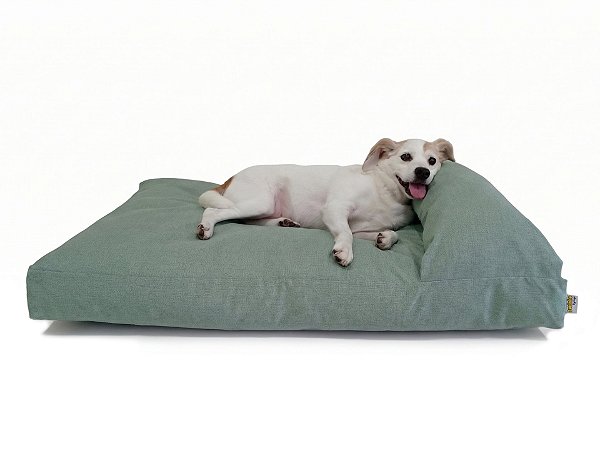 Cama Divã Cachorro Grande Impermeável Acquablock® Verde Hortelã