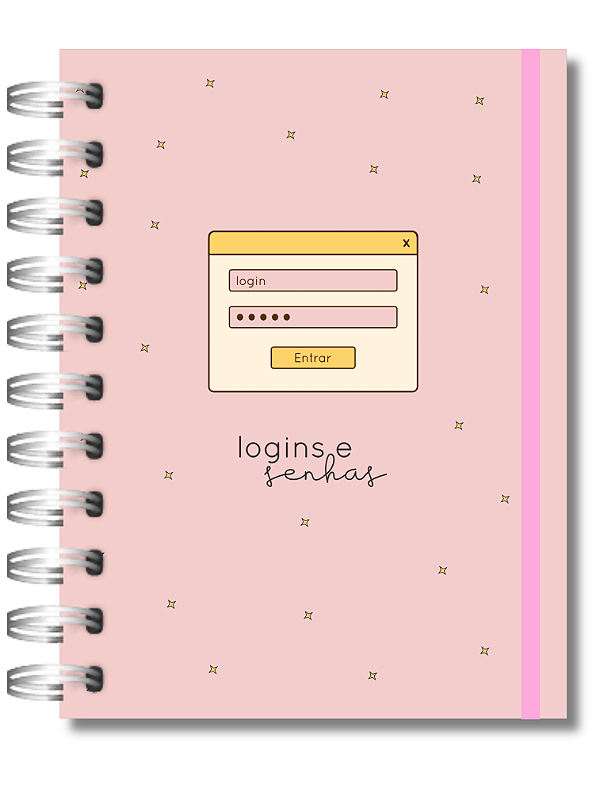 Caderno Logins e Senhas