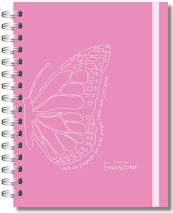 Controle Financeiro - Borboleta Pink