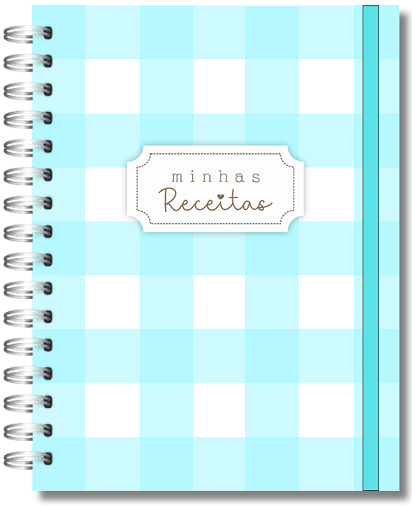 Caderno de Receitas - Quadriculado