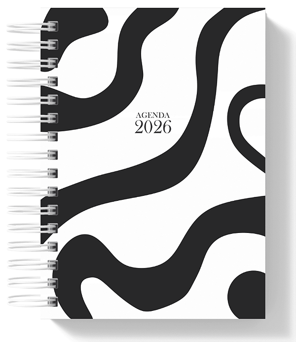 Agenda - Preto e Branco