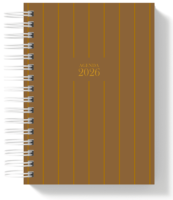Agenda - Listra Marrom