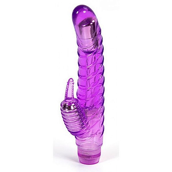 Vibrador Cristal Ponto G Duplo Motor - Aphrodisia
