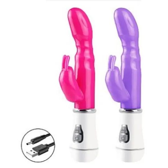 Vibrador de Ponto G e clitóris - Jelly - Recarregável 16 cm