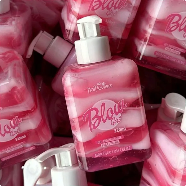 Blow Girl - creme beijável com aroma morango com creme 320ml