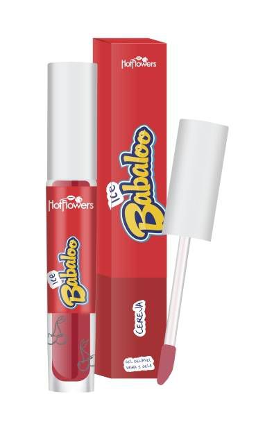 Gloss Ice Babaloo Cereja- Proporciona aos lábios o aspecto de brilho molhadinho 15g