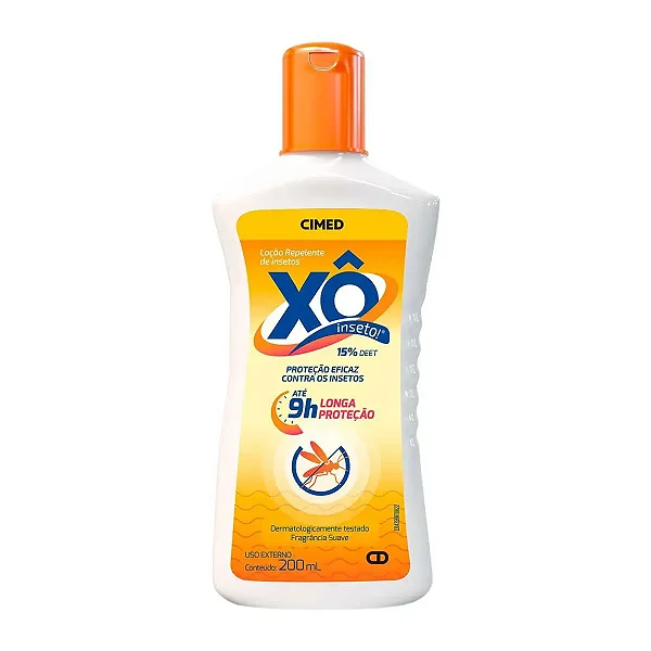Repelente Xô Inseto até 9h de Proteção com DEET Loção 200ml
