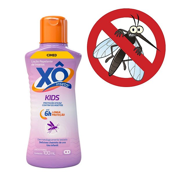 Repelente de Insetos Loção Infantil XÔ INSETO KIDS 100ml