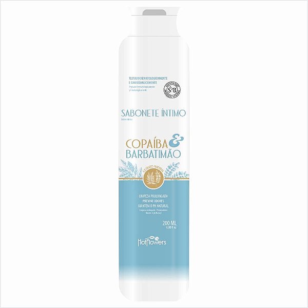 SABONETE INTIMO COPAÍBA E BARBATIMÃO - A base de extratos naturais 200ml